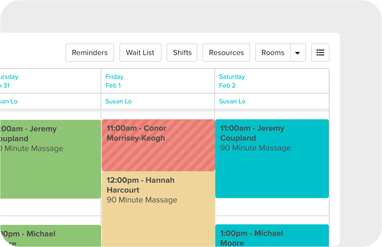 Staff & Admin Scheduling